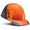 Dax Hard Hats Hard Hat Carbon Fiber Cap Brim 50-50 (Orange/Black) HDC50C-19OC